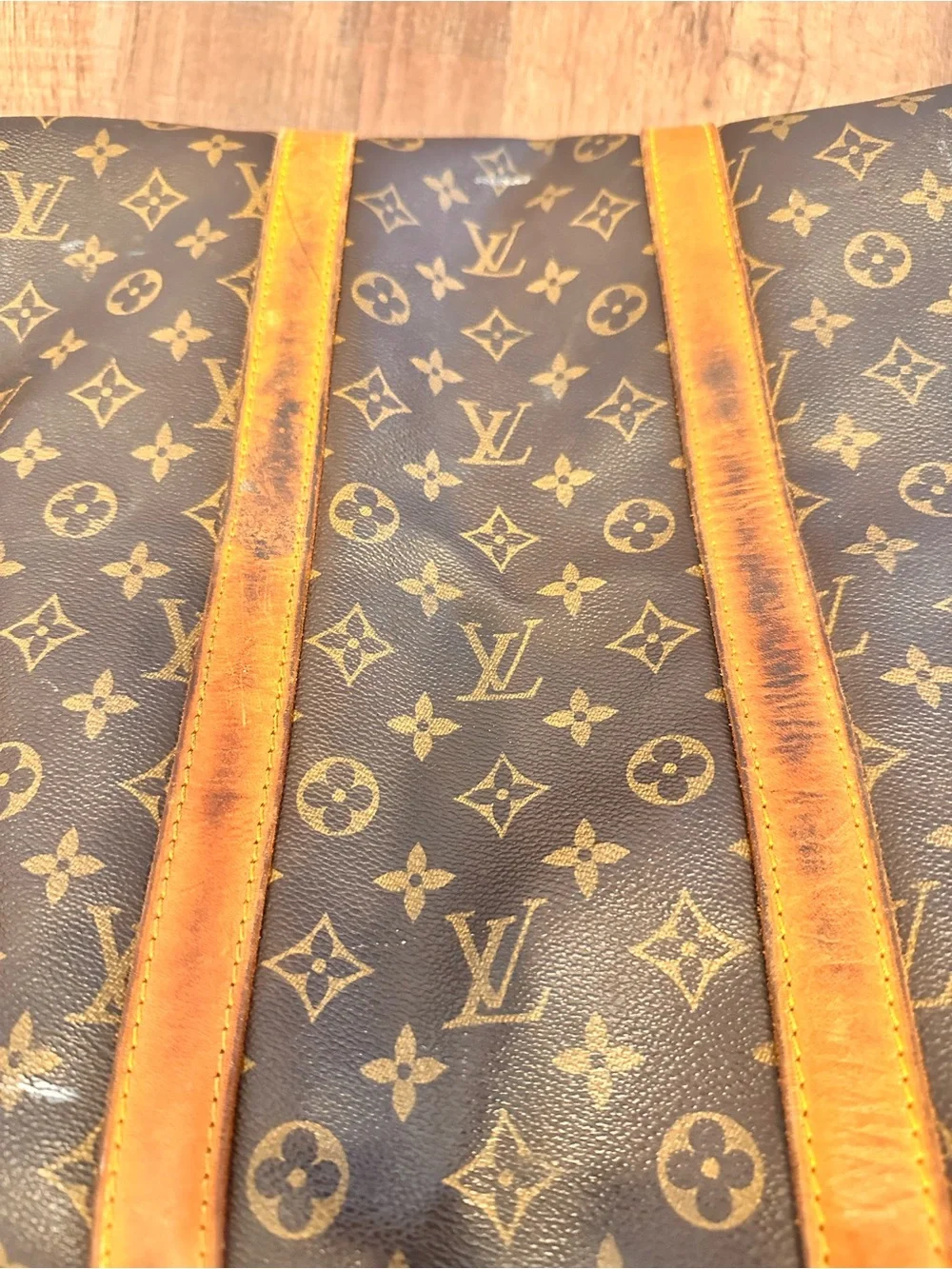 Louis Vuitton Monogram Canvas Travel Duffel Bag keepall 55 pre owned - Picture 11 of 15